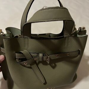 Michael Kors Collection Green Leather Tote